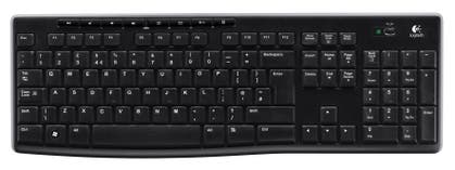Tangentbord Logitech K270 Svart