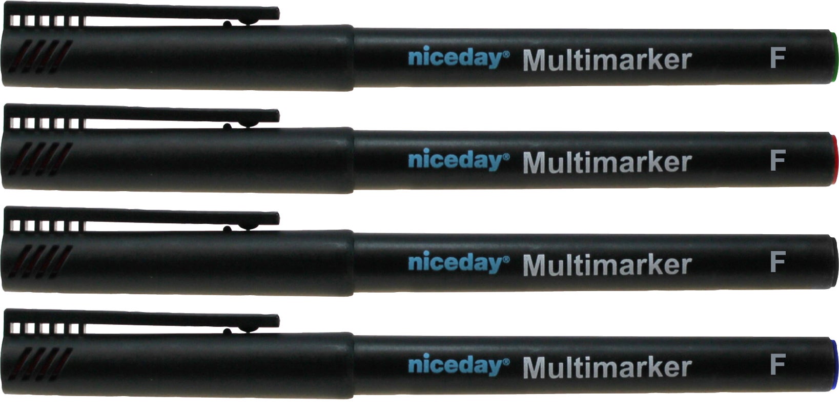 Märkpenna Niceday fine permanent 4-set