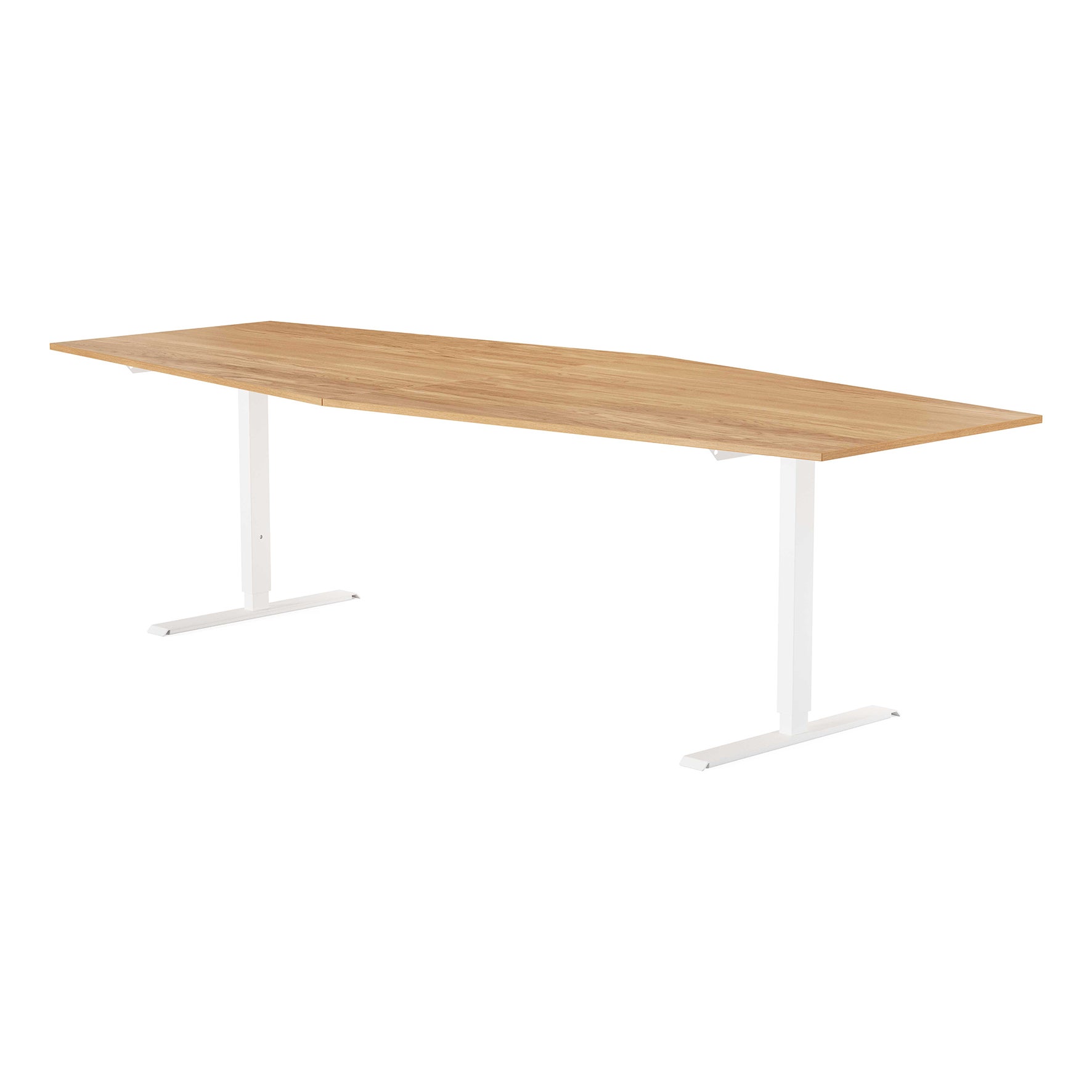 Konferensbord 2800 x 1200 x 800 mm Vitt underrede