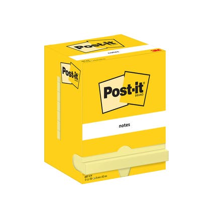 Post-it Notes gul 12 st/fp