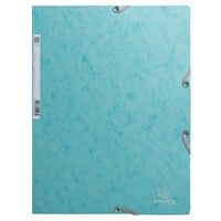 Snoddmapp A4 3-klaff Frosted blue