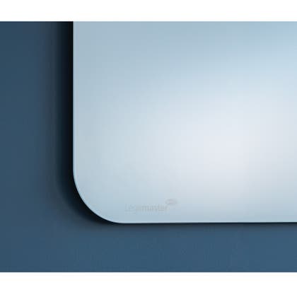 Glastavla matt rundade hörn 90x120 cm Chilly Lake