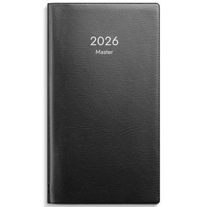 Kalender Master 2026 svart plast