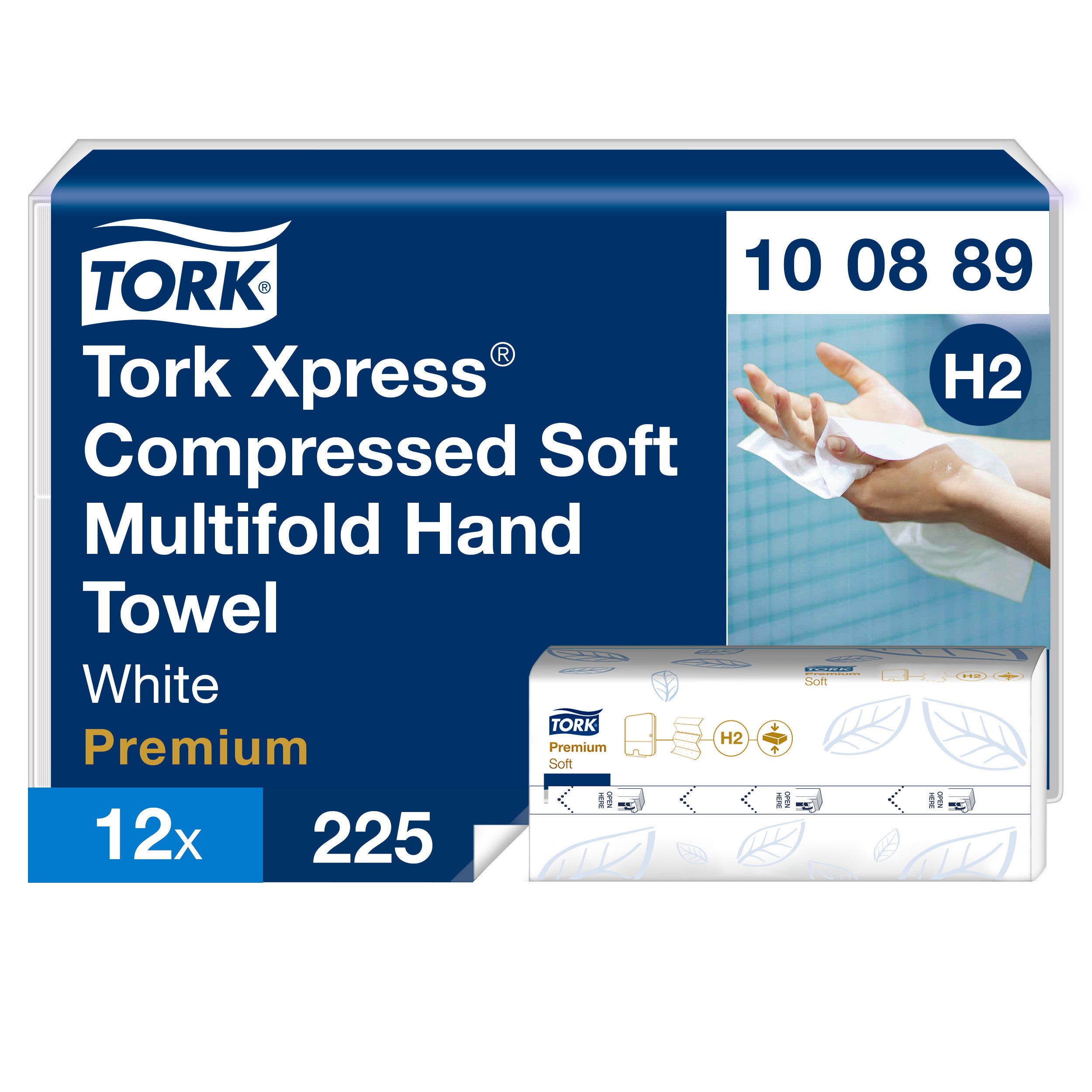 Pappershandduk Tork Xpress® Z Premium Compressed Soft 2700/trp