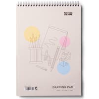 Ritblock A4 spiral Office Depot 100 g 70 blad