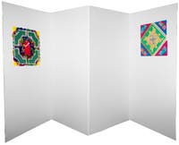 Utställningsskärm well vit 5 mm