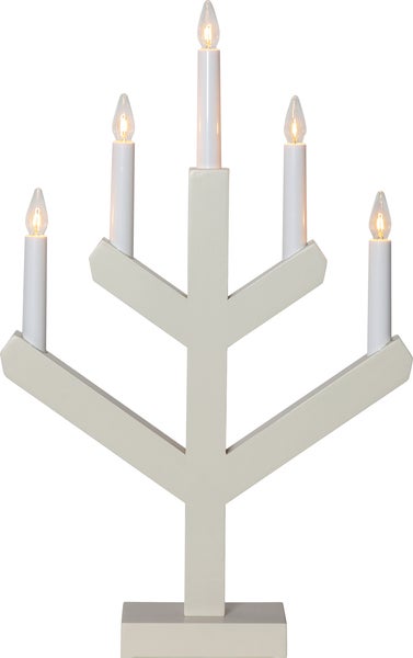 Ljusstake Vinga 5-armad Beige