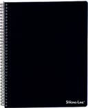 Kollegieblock PP A4 linjerat svart