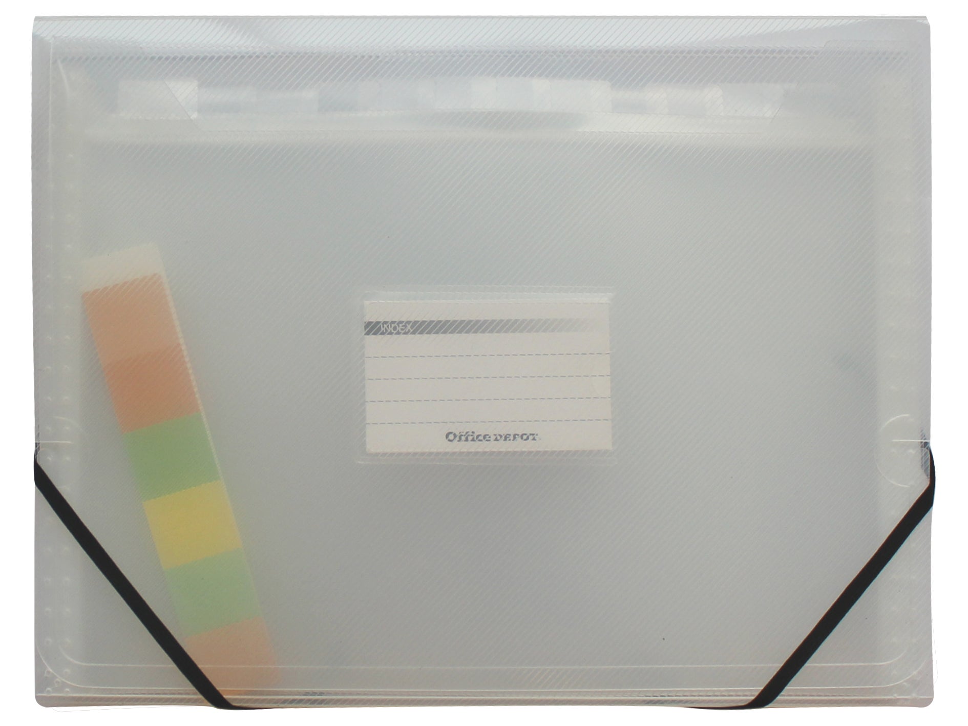 Projektmapp Office Depot 13 fack transparent