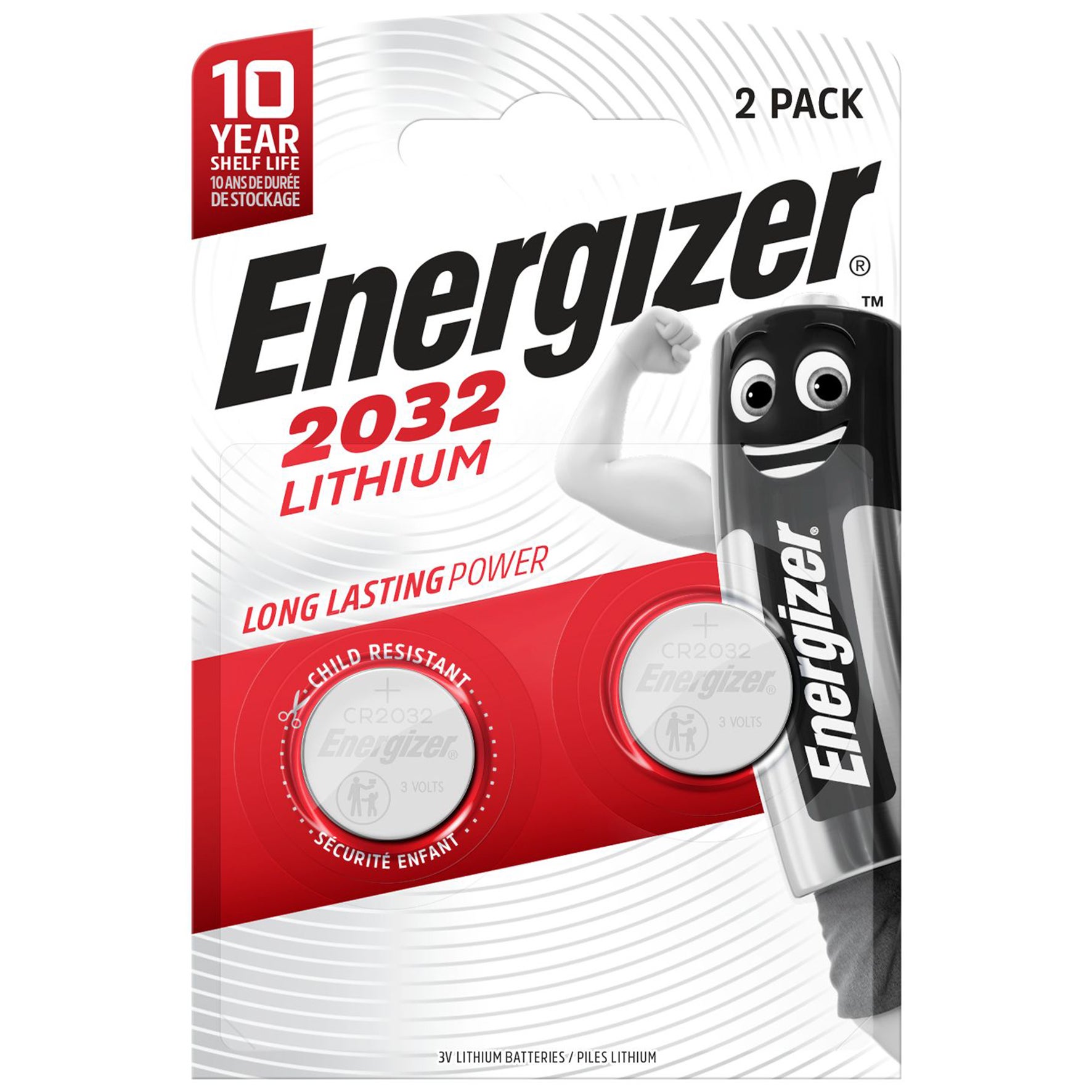Energizer Batteri Lithium CR2032 2-pack