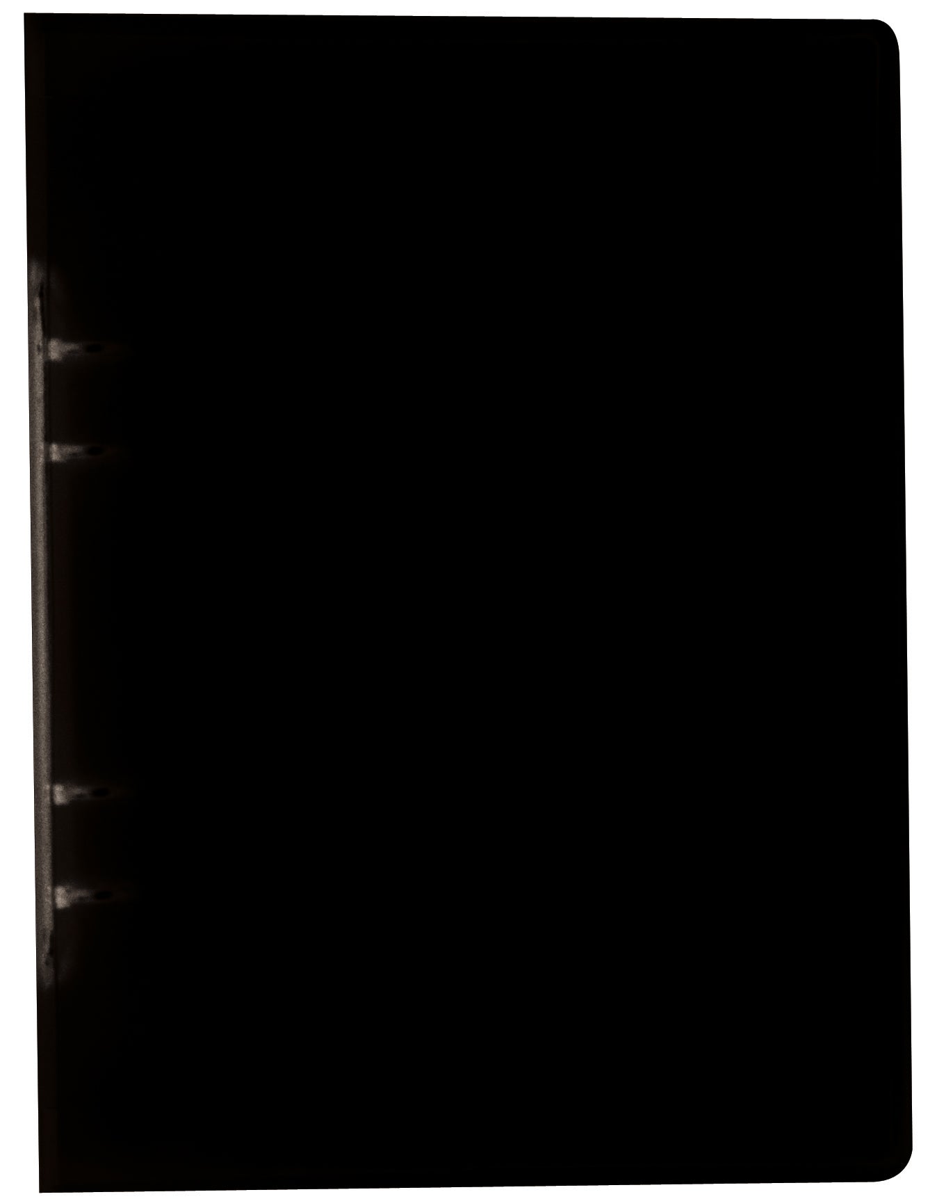 Ringpärm  A5 16 mm PP svart