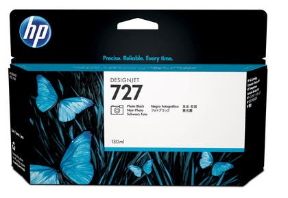 Bläckpatron HP 727 svart 130ml