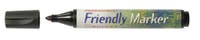 Märkpenna Friendly Marker konisk svart