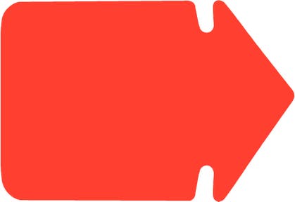 Skyltkartong Pil 230 x 165 mm 25-pack