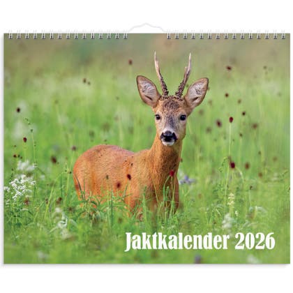 Jaktkalender vägg 2026