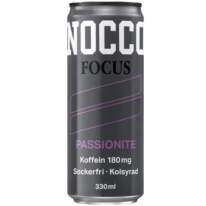 Energidryck Nocco Passionite 33 cl inkl pant