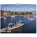 Väggkalender Stockholm 2026