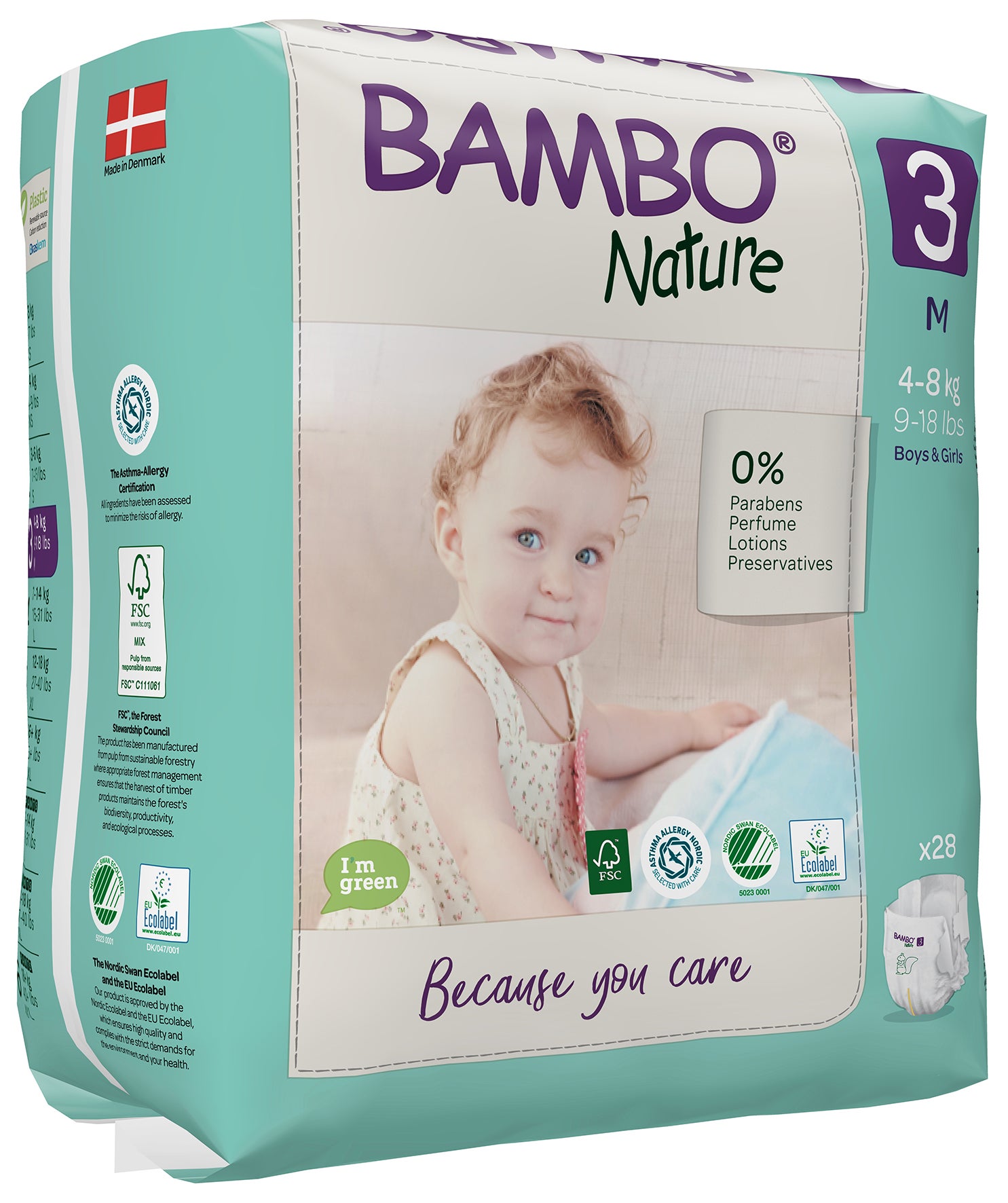 Blöja Bambo Nature 4-8 kg 28 st/fp