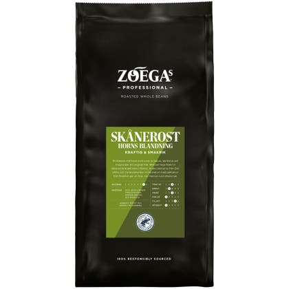 Kaffe Zoégas Professional Skånerost Hornsblandning Hela Bönor 750 g