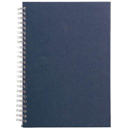 Anteckningsbok Office Depot A4 spiral blå