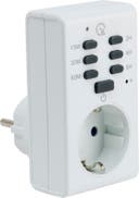 Säkerhetstimer 6 snabbval vit