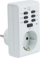 Säkerhetstimer 6 snabbval vit