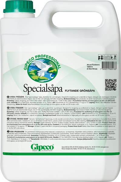 Såpa Special Flytande grön Gipeco 5 liter