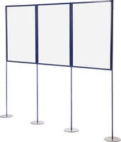 Golvställ f skärm tillägg grå