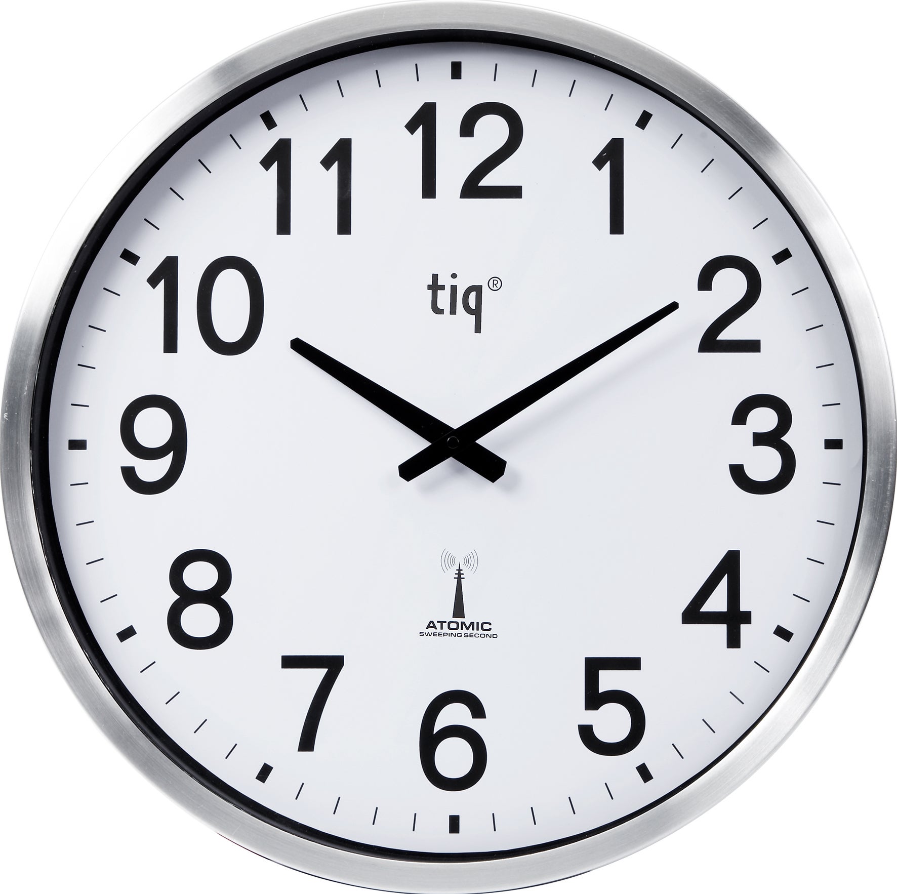 Väggklocka Radiostyrd Ø500 mm