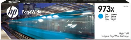 Bläck HP No 973X F6T81AE Cyan