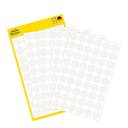 Etikett 12mm rund vit 270/fp