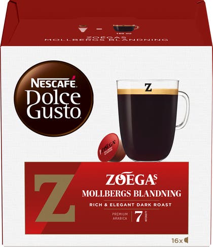 Kaffekapsel Mollberg Dolce Gusto 16 st/fp Zoegas