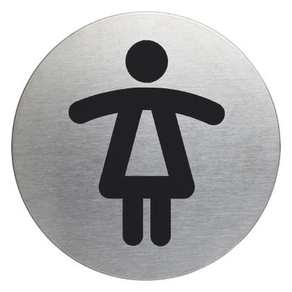 Symbolskyltar WC / Ej rökning / Dusch Ø83 mm