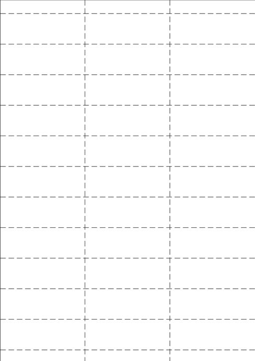 Hyllkantsetiketter på ark 70x25,4 mm 33 st/ark 500 ark/kt