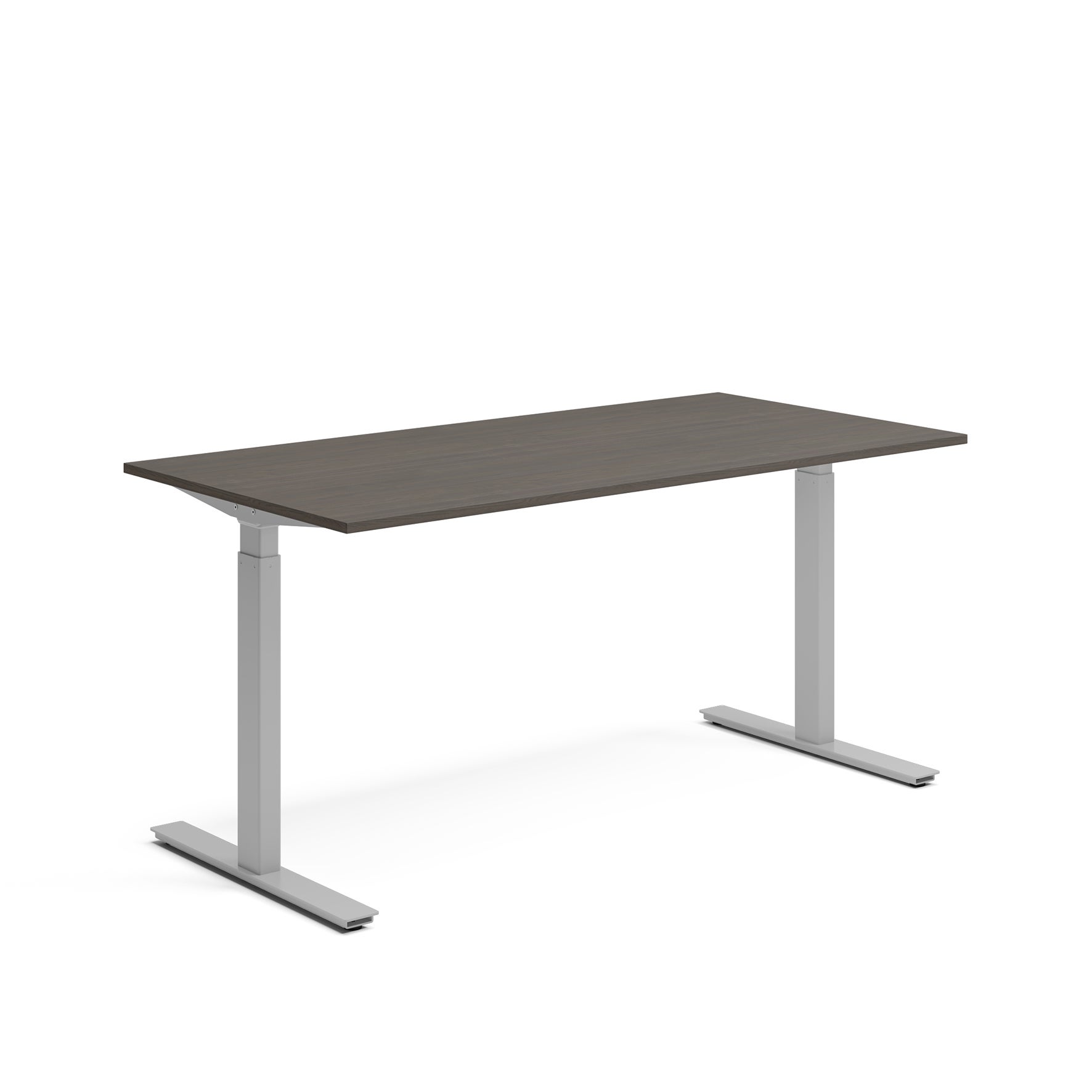 Höj- och sänkbart skrivbord Ergofunk Smart 1600x800 mm Silver underrede