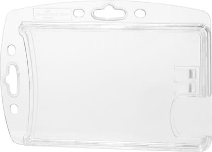 Korthållare för 2 kort utan fäste transparent 10 st/fp