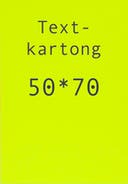 Kartong 50 x 70 cm fluor. gul 10 st/fp
