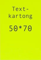 Kartong 50 x 70 cm fluor. gul 10 st/fp