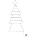 Siluett Folde Julgran 120 cm