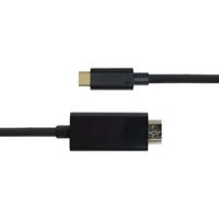 Kabel USB-C till HDMI 2 m svart