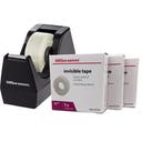 Tejphållare inkl. 3 rullar tejp 33mx19mm