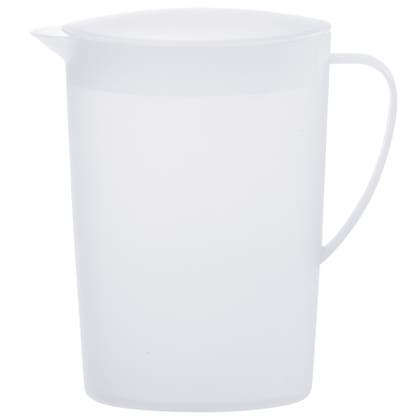 Kanna med lock 2 liter transparent