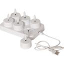 LED Värmeljus Charge 6-pack