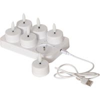 LED Värmeljus Charge 6-pack