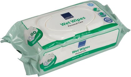 Våtservett oparfymerad, med lock 80/fp