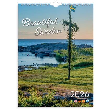Väggkalender Beautiful Sweden 2026