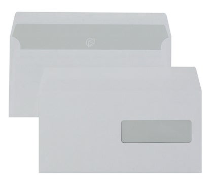 Kuvert fukthäftande med fönster 50-pack