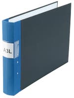 Träryggspärm A3L blå