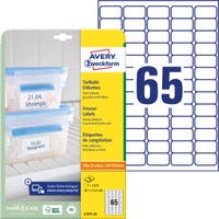 Frysetikett 38,1x21,2mm 1625/fp