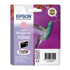 Bläckpatron Epson T0806 Magenta (Ljus)